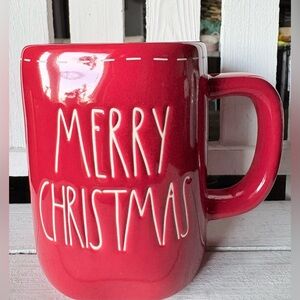 Rae Dunn Red Holiday “Merry Christmas” Mug